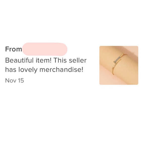 Rhinestone Embellished Gold Tone Nail Chain Dangle Bracelet Drawstring - Picture 4 of 4